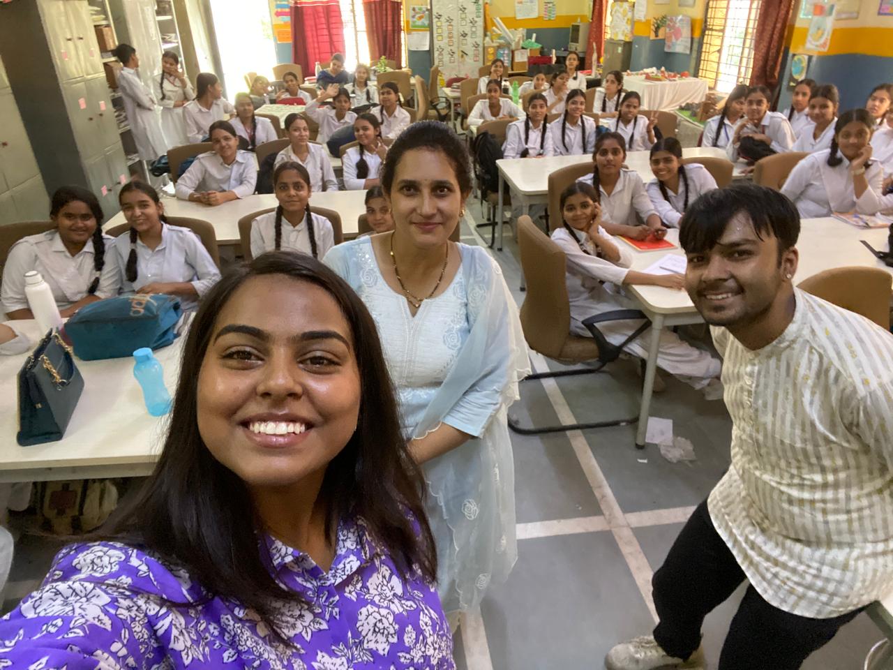 Participants in a C-Cube climate learning activity